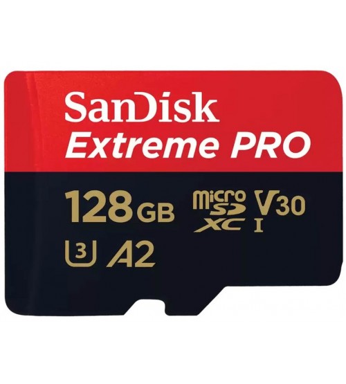 SDSQXCD - SanDisk Extreme Pro MicroSD 128GB A2 200MB/s V30 U3 4K